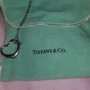 Tiffany & Co silver heart necklace